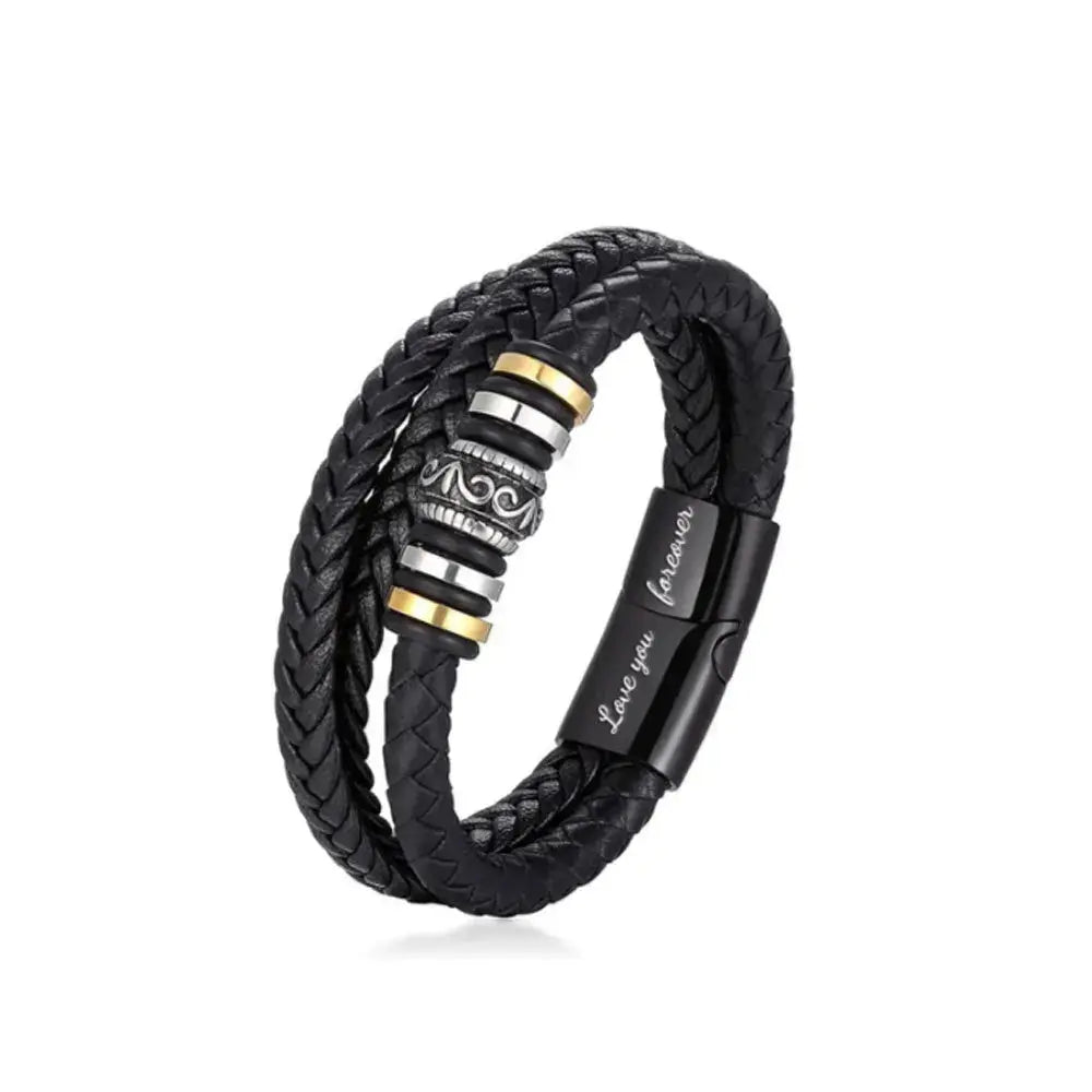 Stainless Steel Bracelet to My Son Bracelet for Men - USMJ0276 AliExpress-Dropship