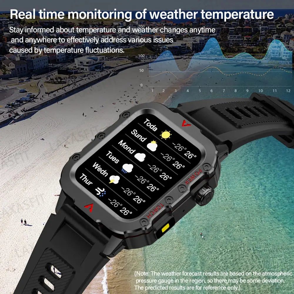 LAXASFIT New Men's Smart Watch LED Outdoor Sports - ON SALE 5% Discount - USMJ0283 AliExpress