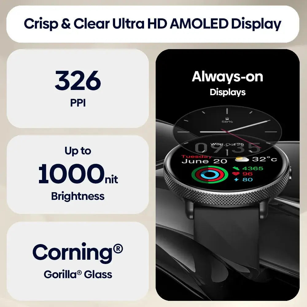 Zeblaze GTR 3 Pro Voice Calling Smart Watch - ON SALE 5% Discount - USMW0292 AliExpress
