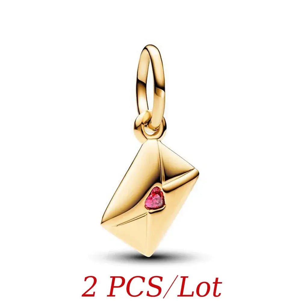 Love Letter Envelope Dangle Charm Fit Original Pan Bracelet - USMJ0266 AliExpress-Dropship