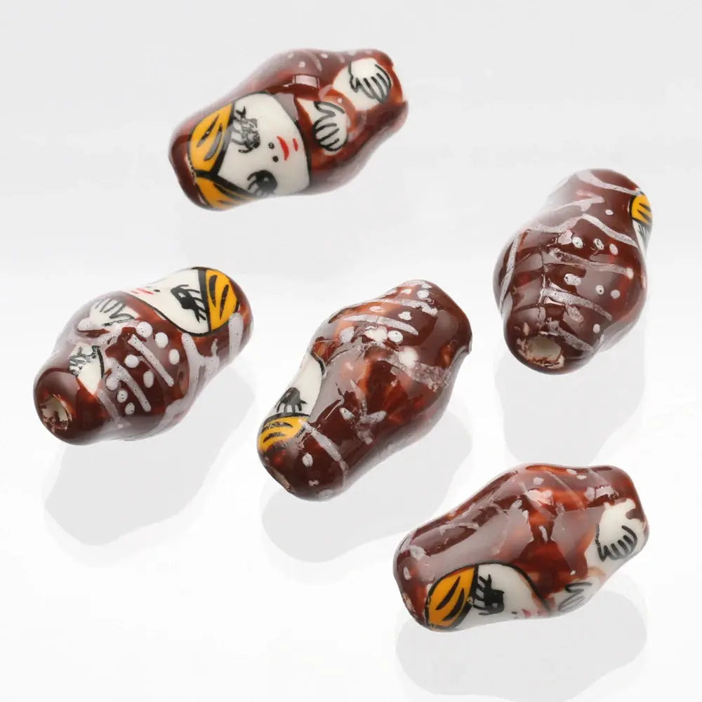 Doll Shape Patterns Ceramic Porcelain Loose Crafts Beads - USMJ0260 AliExpress-Dropship