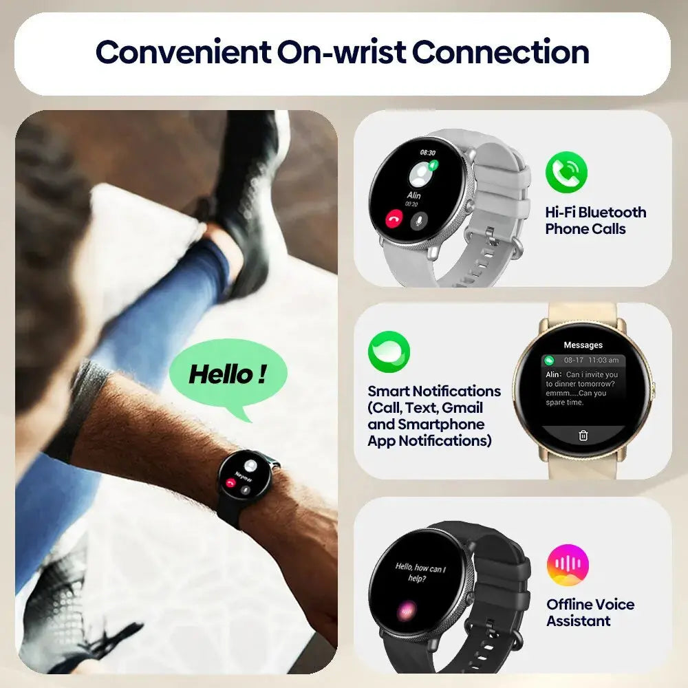 Zeblaze GTR 3 Pro Voice Calling Smart Watch - ON SALE 5% Discount - USMW0292 AliExpress