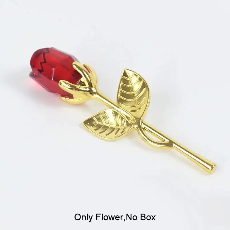Gift I Love You Crystal Bear Artificial Rose Flowers - USMGD0184 AliExpress-Dropship