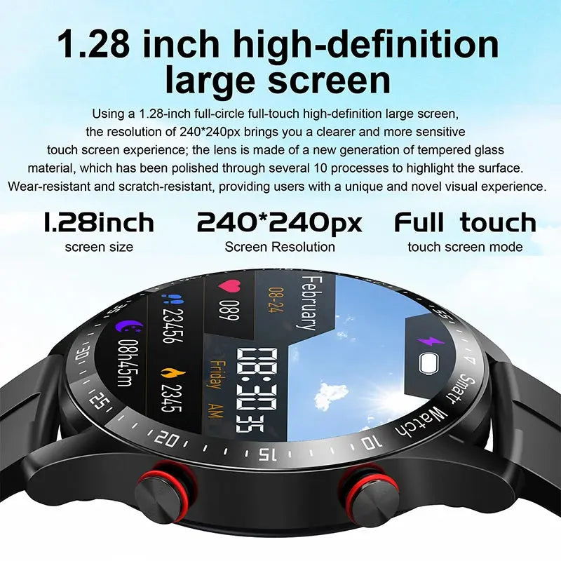 ECG+PPG Bluetooth Call Smart Watch Health Blood Pressure - ON SALE 5% Discount - USMJ0286 AliExpress
