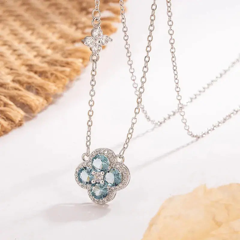 Lucky Four-leaf Clover Pendant Necklace for Women - USMJ0225 AliExpress-Dropship