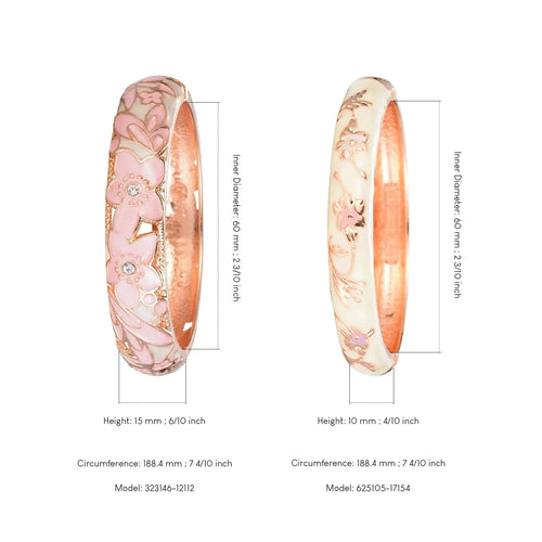 Bangle For Women Double Enamel Bangle Set Cloisonne - USMJ0265 AliExpress-Dropship