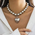 Heart Pendant Necklace for Women Trendy Choker Collar - USMJ0274 AliExpress-Dropship