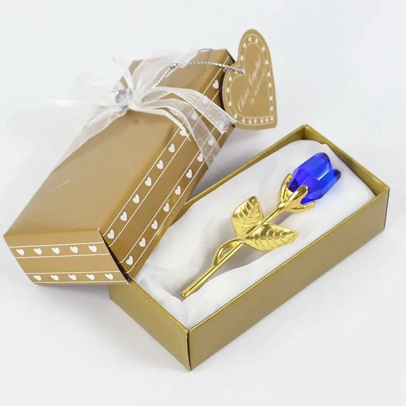 Gift I Love You Crystal Bear Artificial Rose Flowers - USMGD0184 AliExpress-Dropship