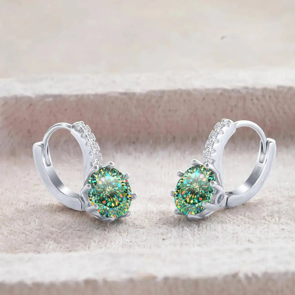 Moissanite Classic Classy Clip Earrin for Commute Party - USMJ0251 AliExpress-Dropship