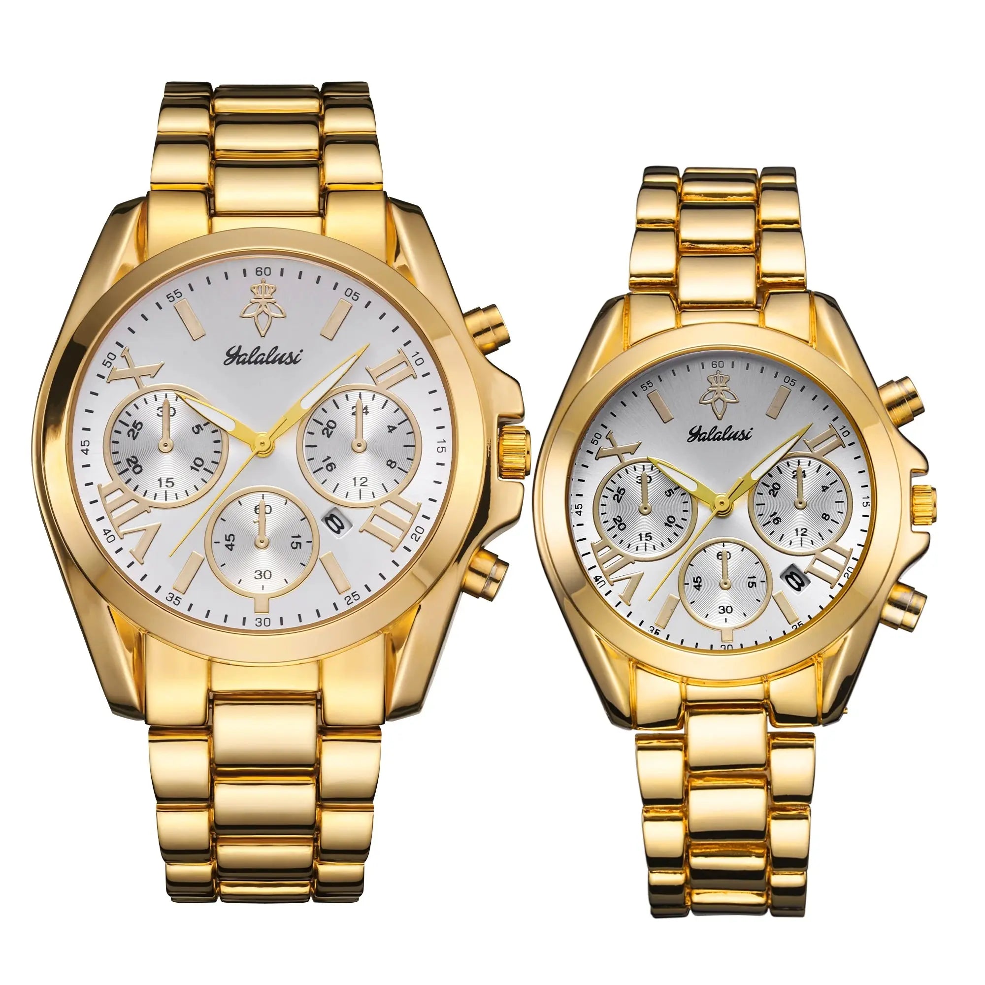 Gold Luxury Couple Watch Box Watch Remover Vacuum Plating - USMJ0253 AliExpress-Dropship