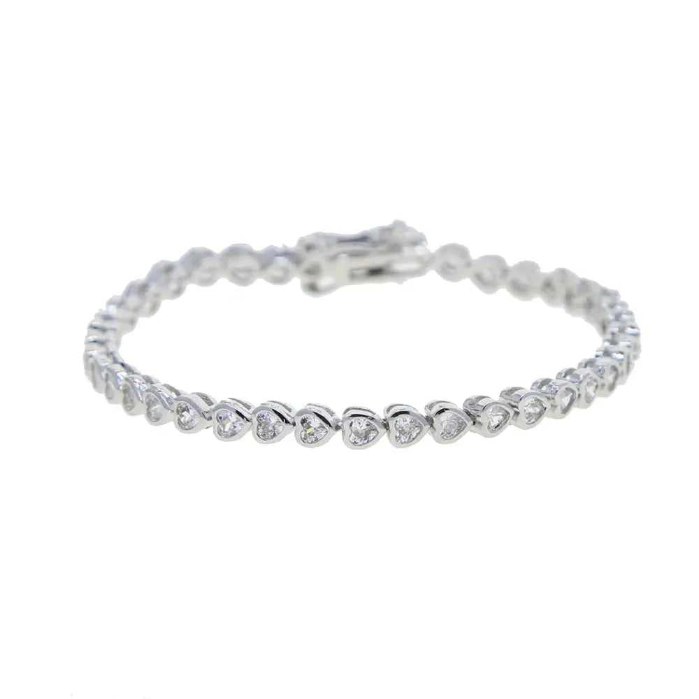 Bezel Cubic Zirconia 5A CZ Tennis Chain Bracelet - USMJ0227 AliExpress-Dropship