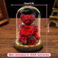 Girlfriend Eternal Preserved Rose Flower Gift Box Teddy Bear - USMGD0183 AliExpress-Dropship