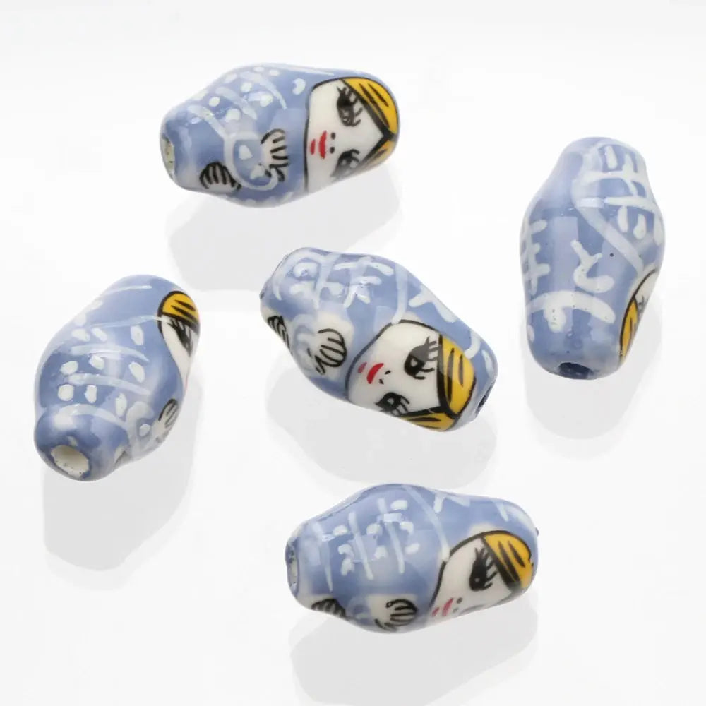 Doll Shape Patterns Ceramic Porcelain Loose Crafts Beads - USMJ0260 AliExpress-Dropship