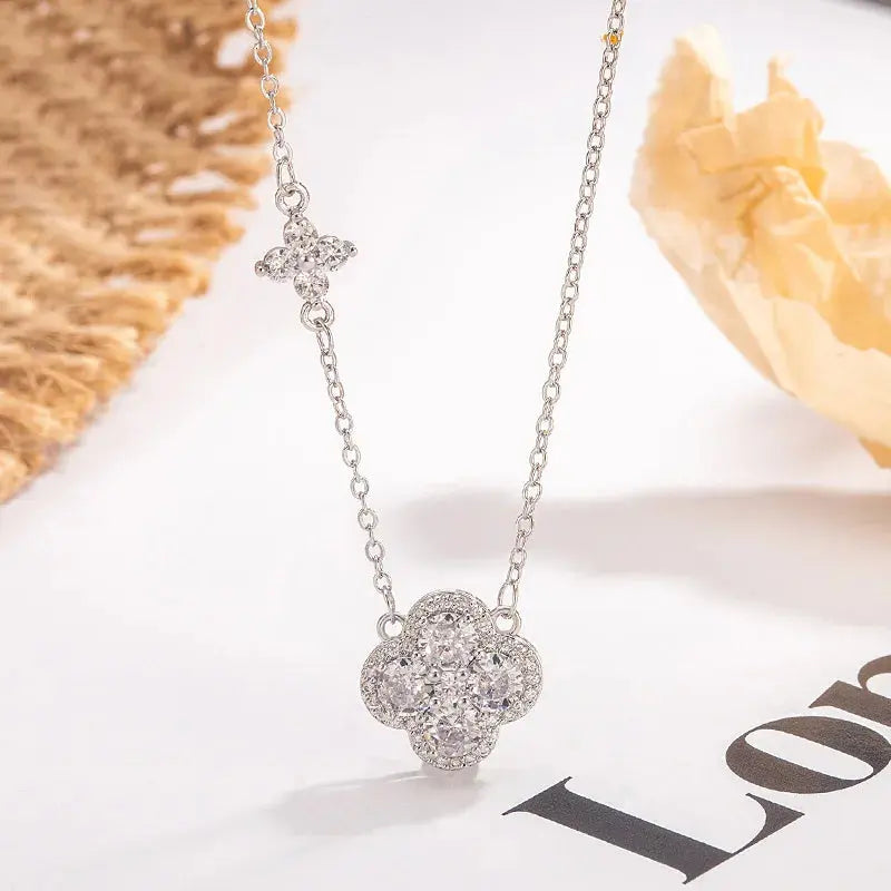 Lucky Four-leaf Clover Pendant Necklace for Women - USMJ0225 AliExpress-Dropship