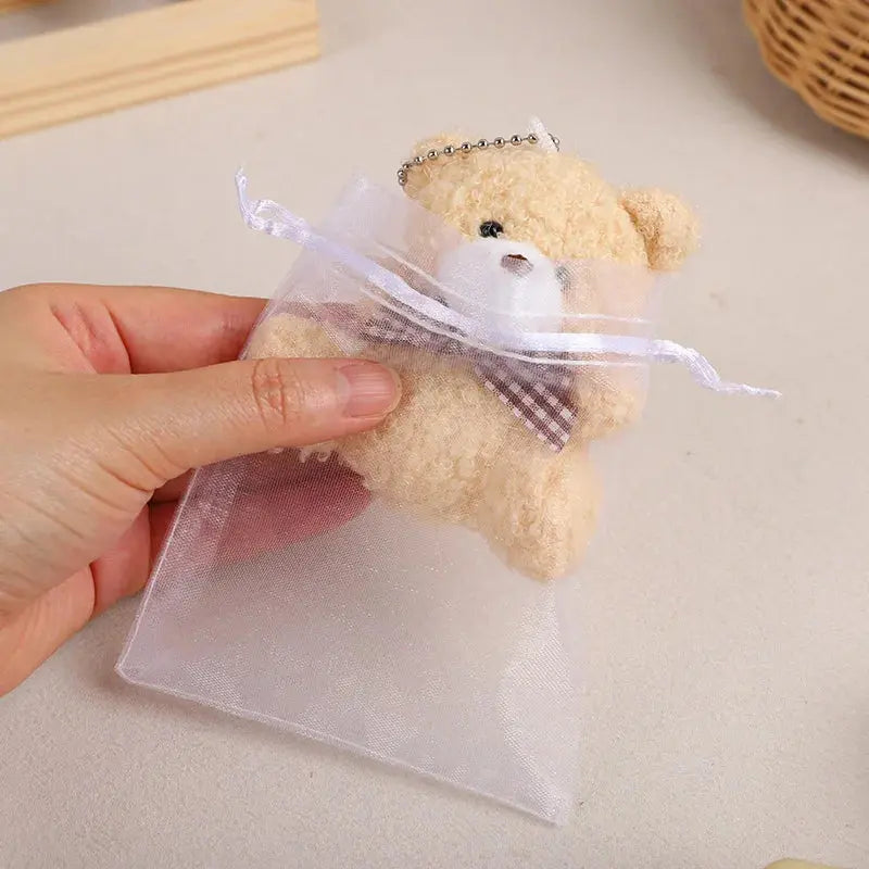 Bear Gift, include 5 Mini Bear,5 Organza Bag,5 Thank You Card for Baby - USMGD0270 AliExpress-Dropship