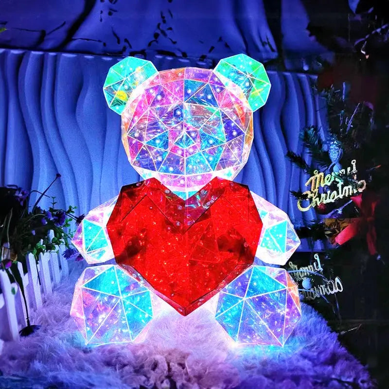 Colorful Glowing Bear 30CM High Fantasy LED Little Bear Lamp - USMJ0252 AliExpress-Dropship