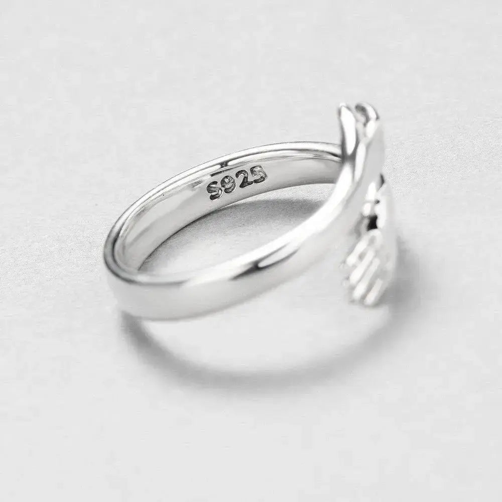 Gift Love Hug Open Ring Retro Simple Rings Letter Finger Ring Unisex - USMJ-0210 AliExpress-Dropship