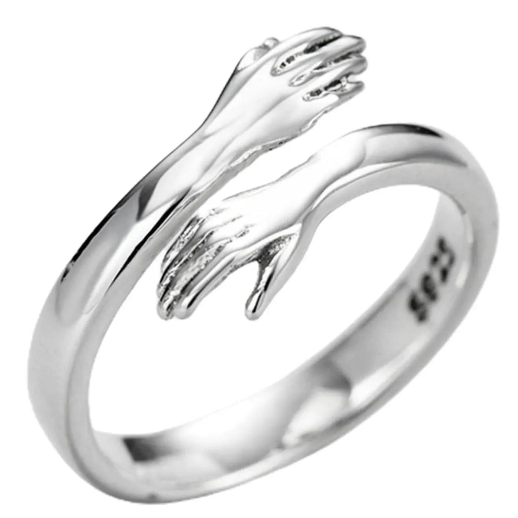 Gift Love Hug Open Ring Retro Simple Rings Letter Finger Ring Unisex - USMJ-0210 AliExpress-Dropship