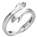 Gift Love Hug Open Ring Retro Simple Rings Letter Finger Ring Unisex - USMJ-0210 AliExpress-Dropship