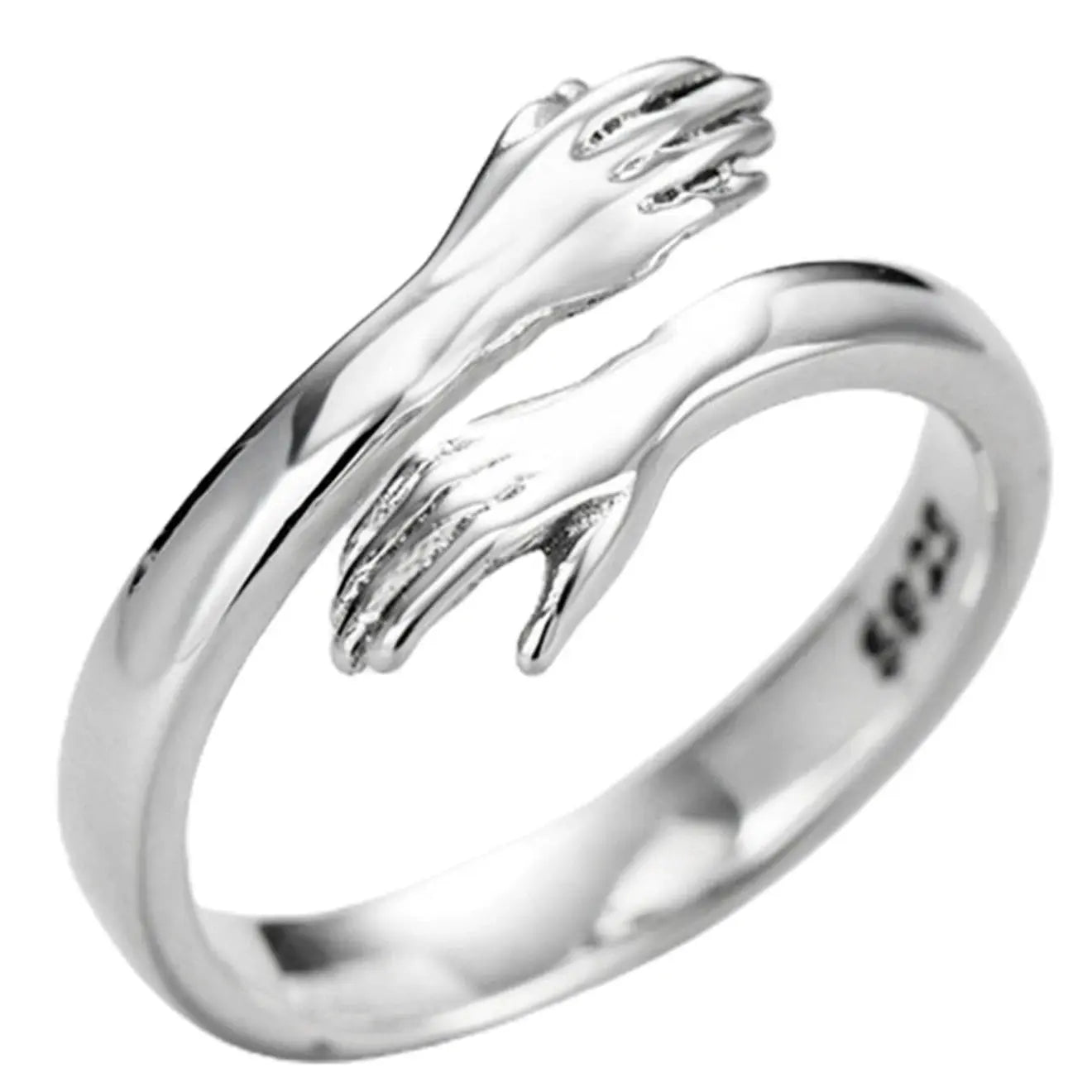 Gift Love Hug Open Ring Retro Simple Rings Letter Finger Ring Unisex - USMJ-0210 AliExpress-Dropship