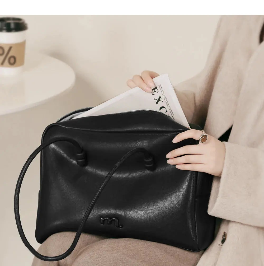 Large Briefcase Retro Women Boston Bag Fashion - USMJ0266 AliExpress-Dropship