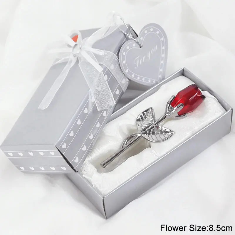 Gift I Love You Crystal Bear Artificial Rose Flowers - USMGD0184 AliExpress-Dropship