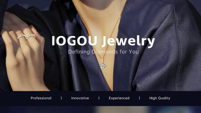 IOGOU D Moissanite Heart Infinity Pendant Necklace - USMJ0255 AliExpress-Dropship