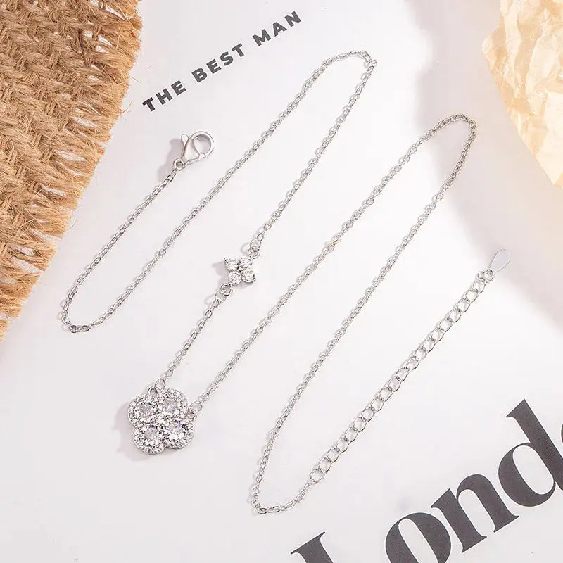 Lucky Four-leaf Clover Pendant Necklace for Women - USMJ0225 AliExpress-Dropship