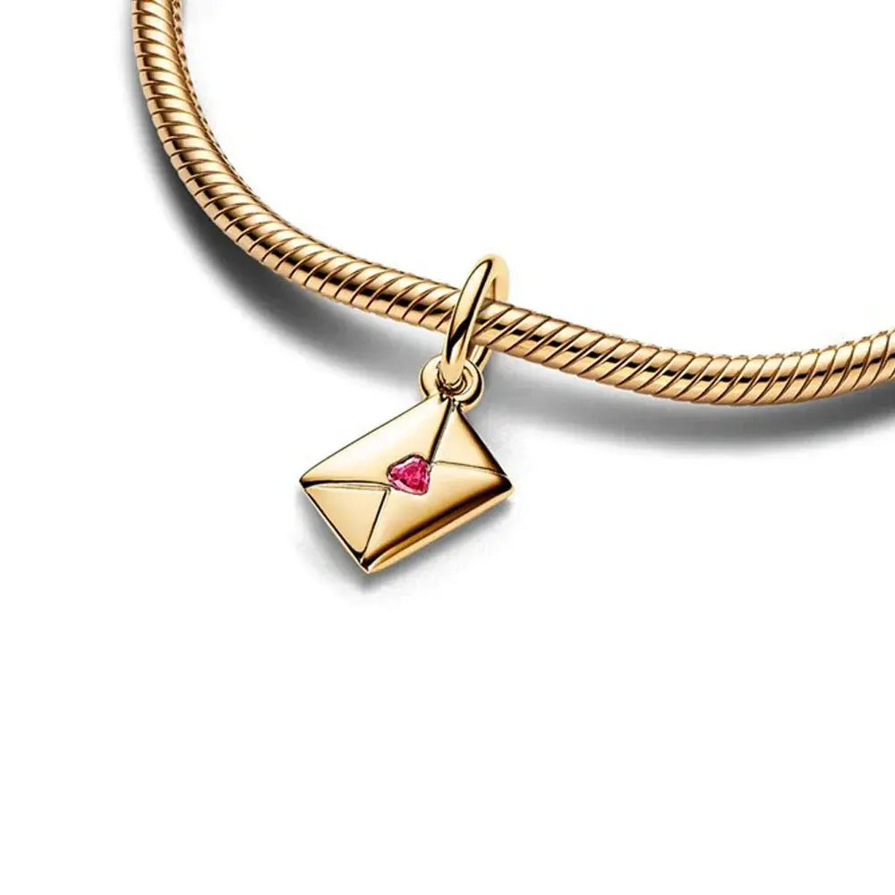 Love Letter Envelope Dangle Charm Fit Original Pan Bracelet - USMJ0266 AliExpress-Dropship