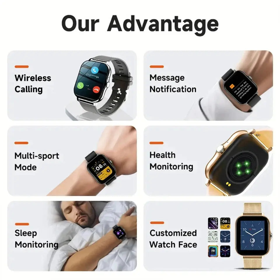 SmartWatch Android Phone 1.44" Full Touch - ON SALE 5% Discount - USMW0277 AliExpress