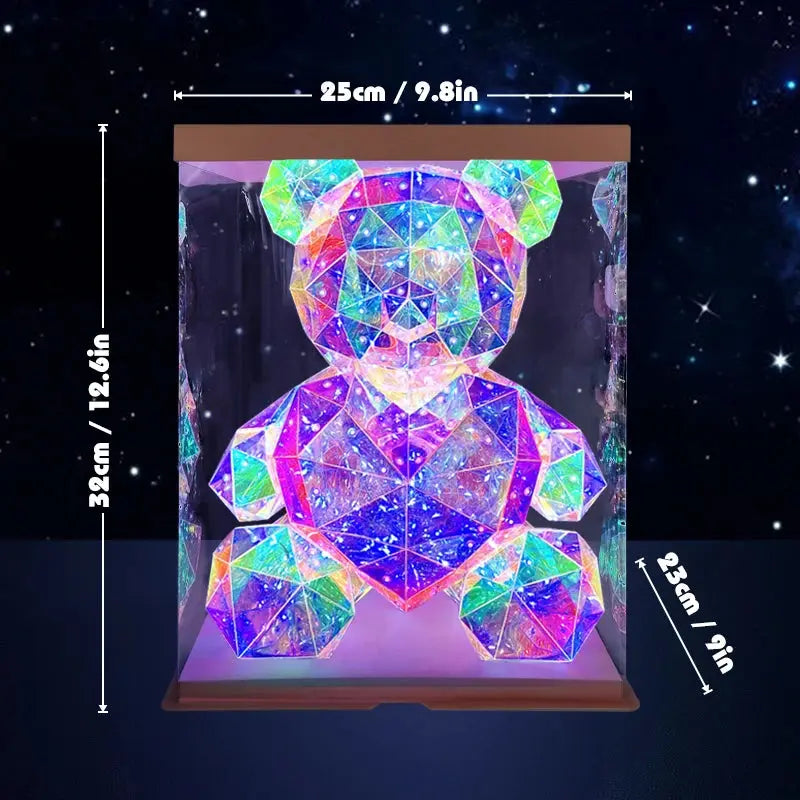 Colorful Glowing Bear 30CM High Fantasy LED Little Bear Lamp - USMJ0252 AliExpress-Dropship