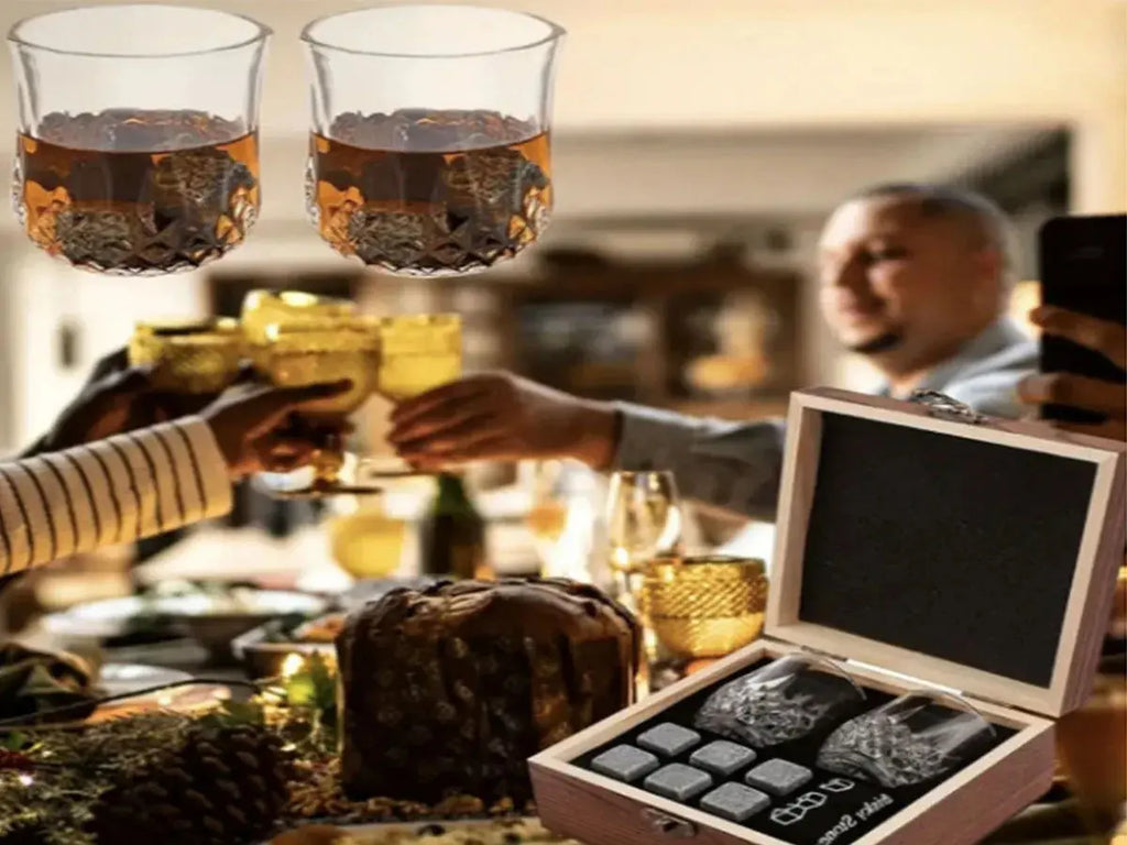 Whiskey Stones Glasses Set Granite Ice Cube For Whisky - USMGD0211 AliExpress-Dropship