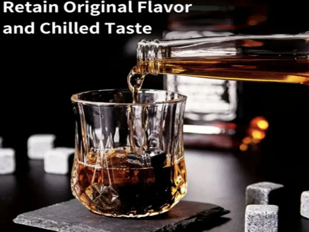 Whiskey Stones Glasses Set Granite Ice Cube For Whisky - USMGD0211 AliExpress-Dropship