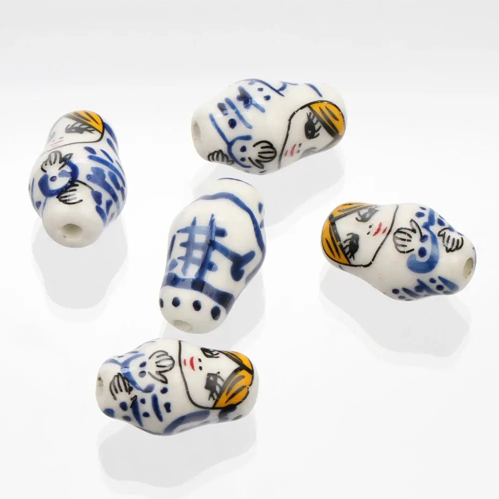 Doll Shape Patterns Ceramic Porcelain Loose Crafts Beads - USMJ0260 AliExpress-Dropship