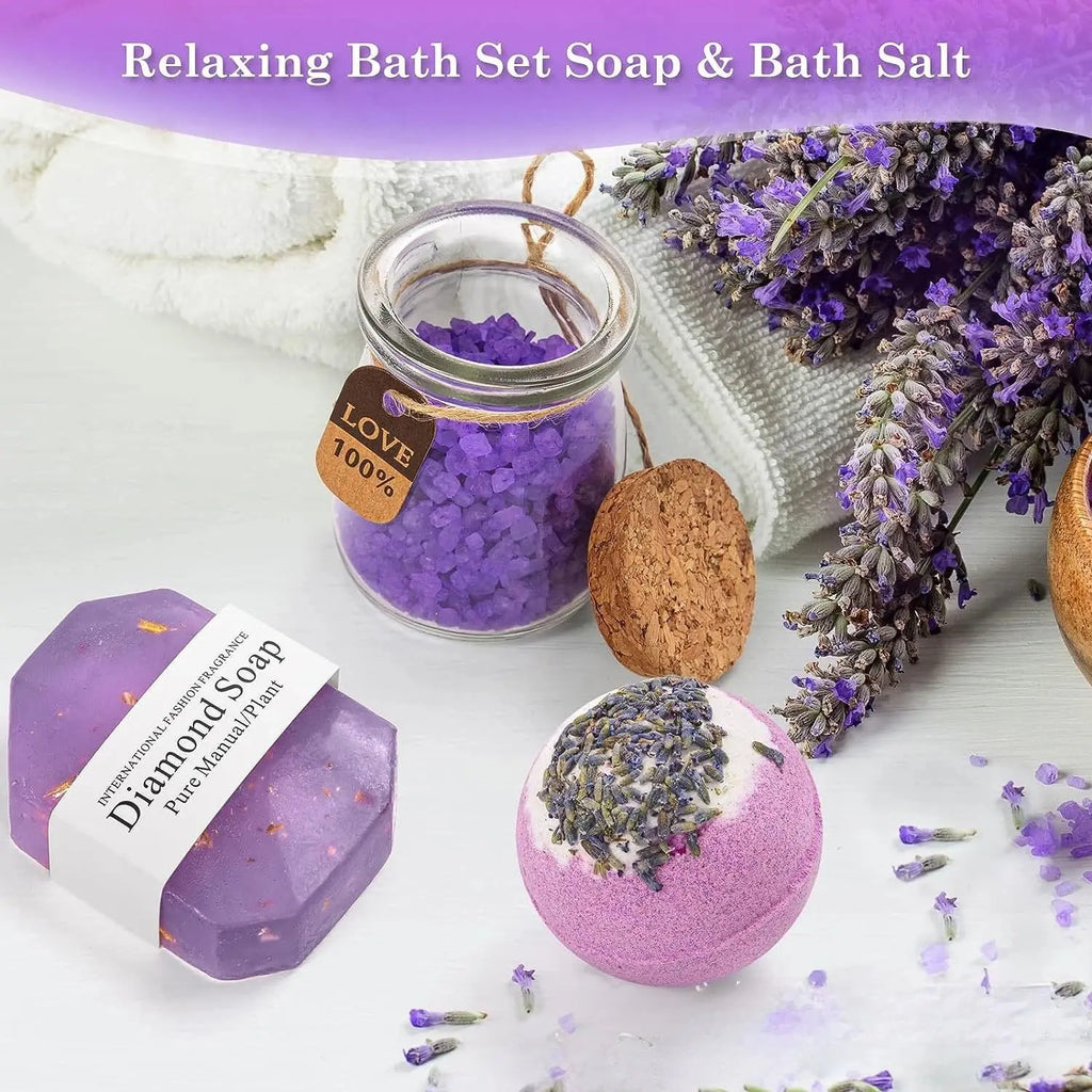 Lavender Spa Gift Basket Set - USMGD0212 AliExpress-Dropship