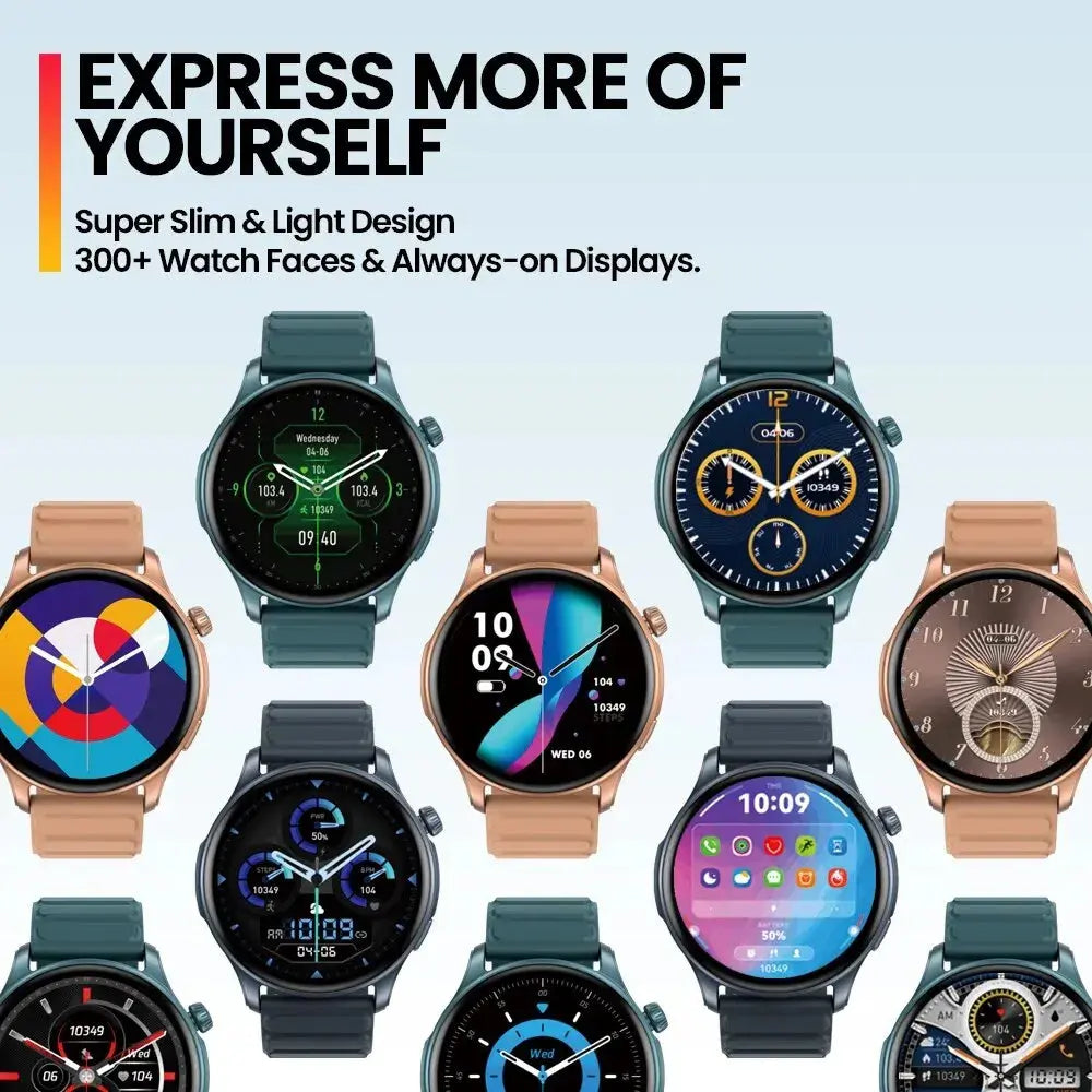 New Zeblaze Btalk 3 PRO Smart Watch AMOLED Display Bluetooth - USMW0281 AliExpress