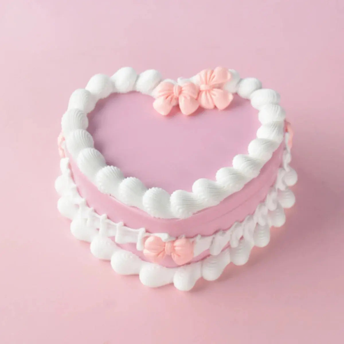 Simulation Heart Shaped Cake Jewelry Box Fake Cream Cake Model - USMGD0187 AliExpress-Dropship