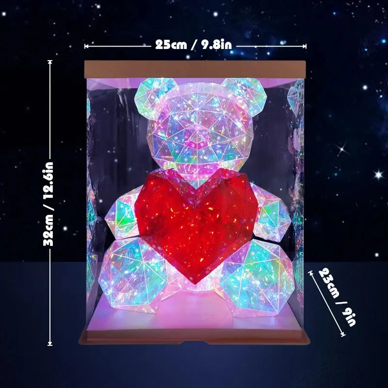 Colorful Glowing Bear 30CM High Fantasy LED Little Bear Lamp - USMJ0252 AliExpress-Dropship