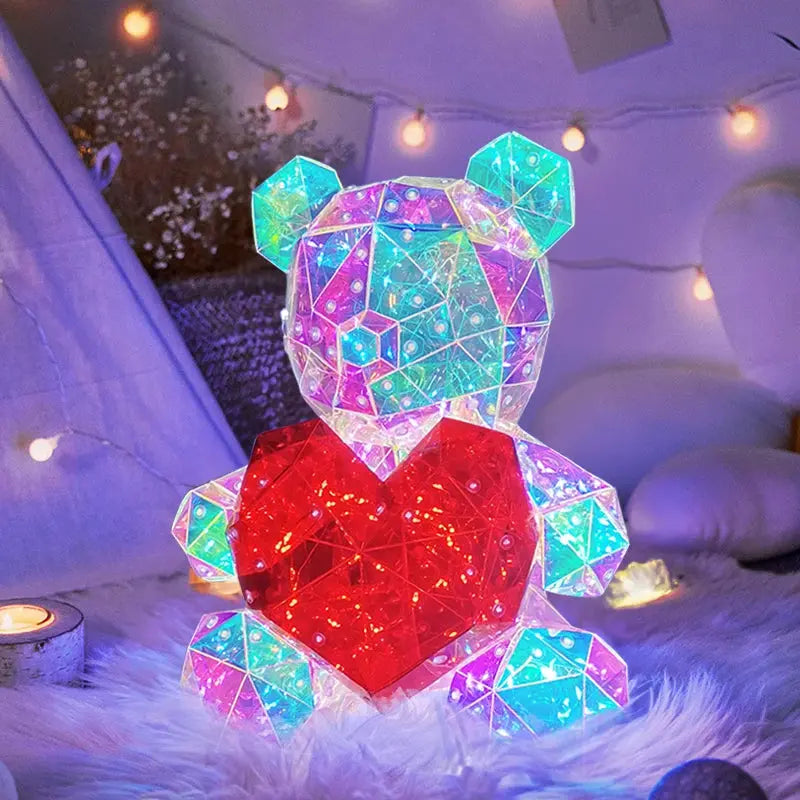 Colorful Glowing Bear 30CM High Fantasy LED Little Bear Lamp - USMJ0252 AliExpress-Dropship