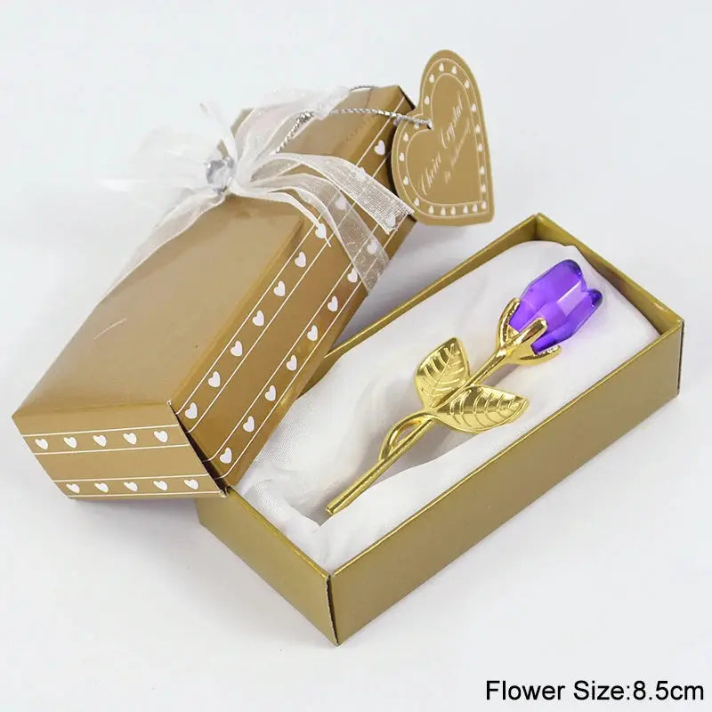 Gift I Love You Crystal Bear Artificial Rose Flowers - USMGD0184 AliExpress-Dropship
