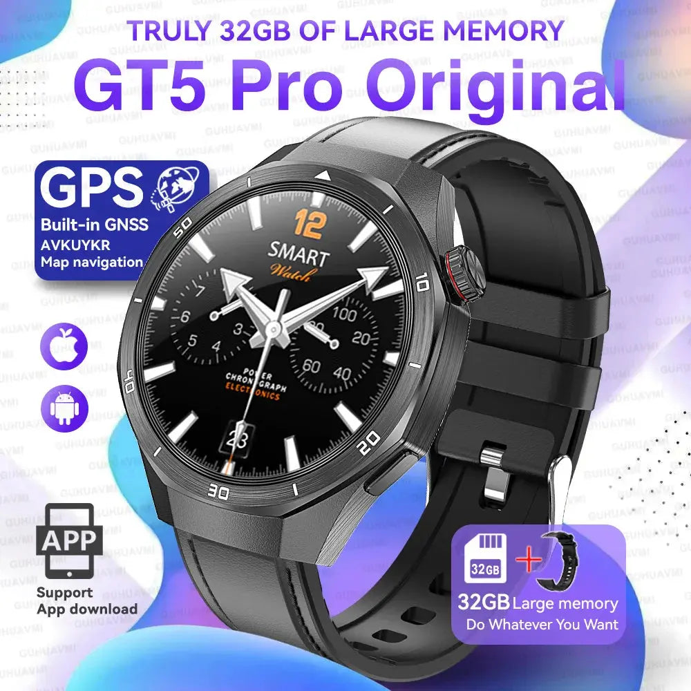 GT5 Pro Smart Watch Global Version Titanium Alloy Waterproof ON SALE 5% Discount - USM0217 AliExpress-Dropship