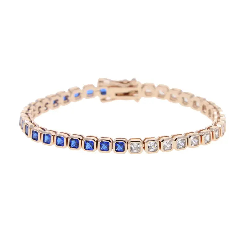 Bezel Cubic Zirconia 5A CZ Tennis Chain Bracelet - USMJ0227 AliExpress-Dropship