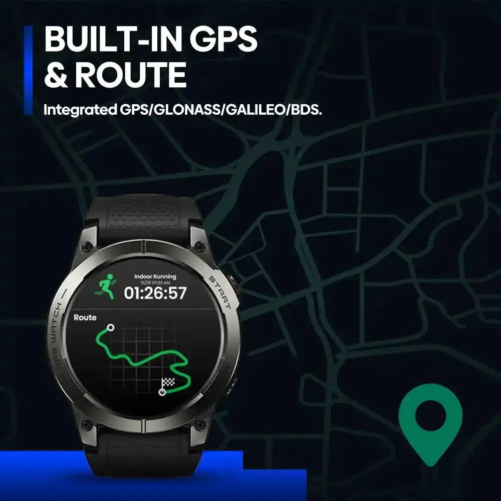 Zeblaze Stratos 3 PRO GPS Smart Watch 1.43 HD AMOLED Display - ON SALE 5% Discount - USMJ0288 AliExpress