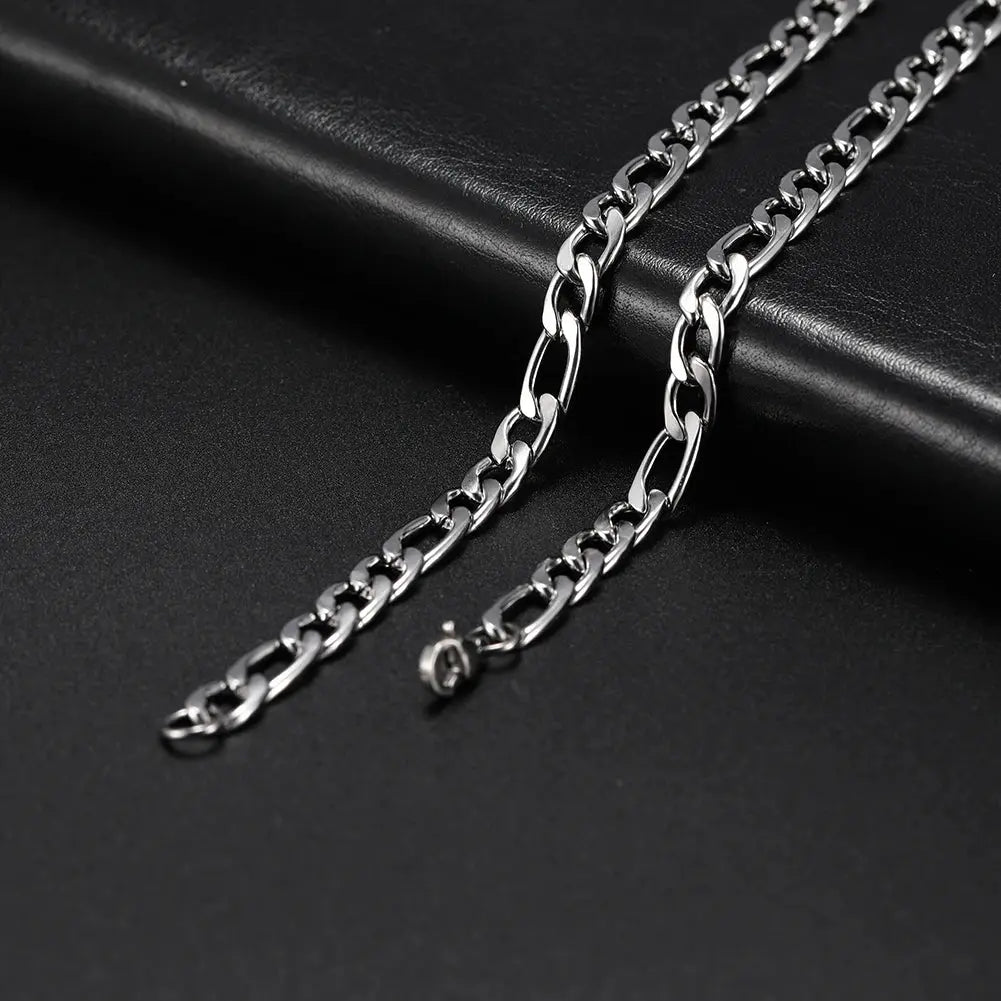 Cuban Chain Stainless Steel Necklaces for Men - USMJ0224 AliExpress-Dropship