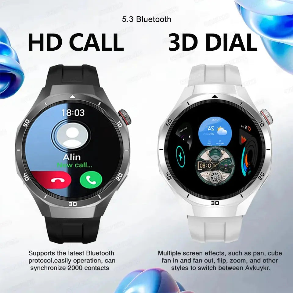 GT5 Pro Smart Watch Global Version Titanium Alloy Waterproof ON SALE 5% Discount - USM0217 AliExpress-Dropship