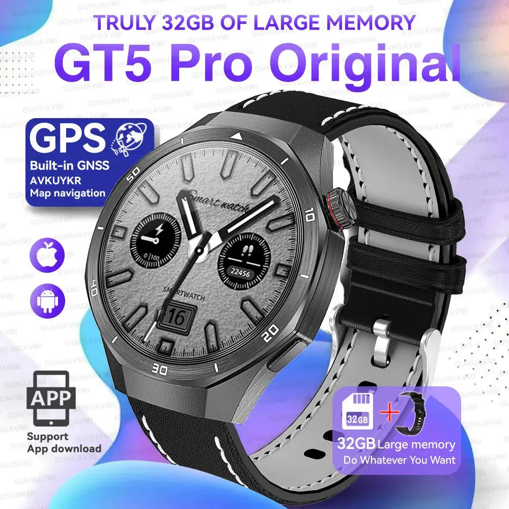 GT5 Pro Smart Watch Global Version Titanium Alloy Waterproof ON SALE 5% Discount - USM0217 AliExpress-Dropship