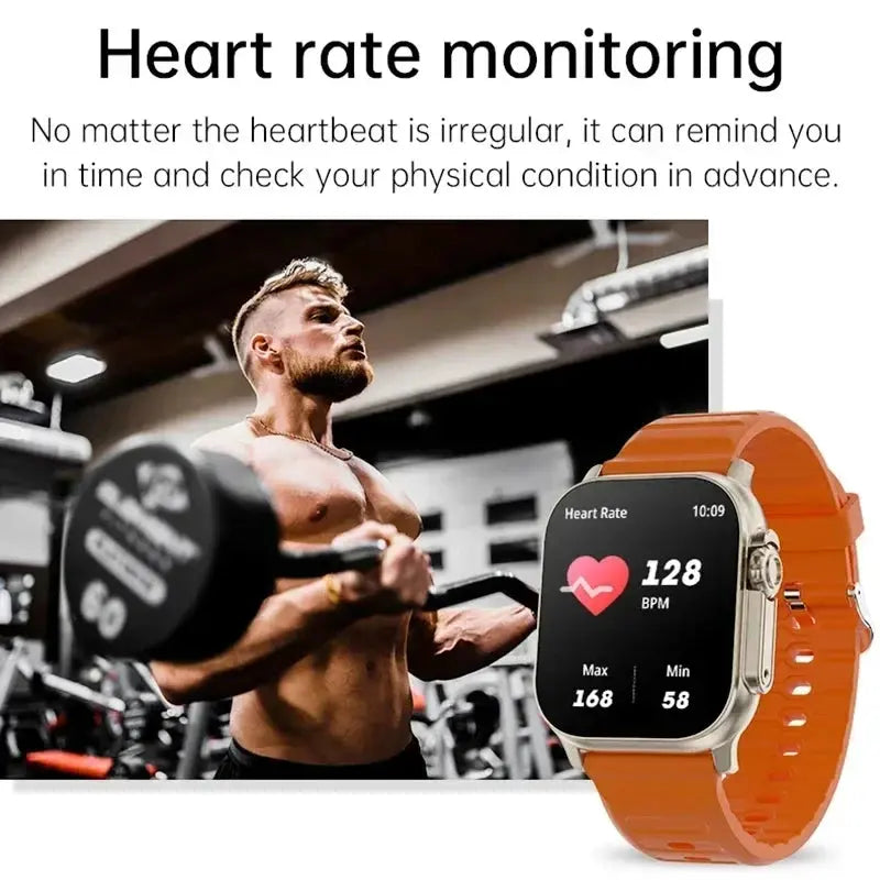LAXASFIT T900Ultra Smartwatch Bluetooth Talk Message Alert - USMW0282 AliExpress