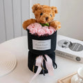 Rose Bouquet with Cute Bear Artificial Flower Home Decor - USMGD0182 AliExpress-Dropship