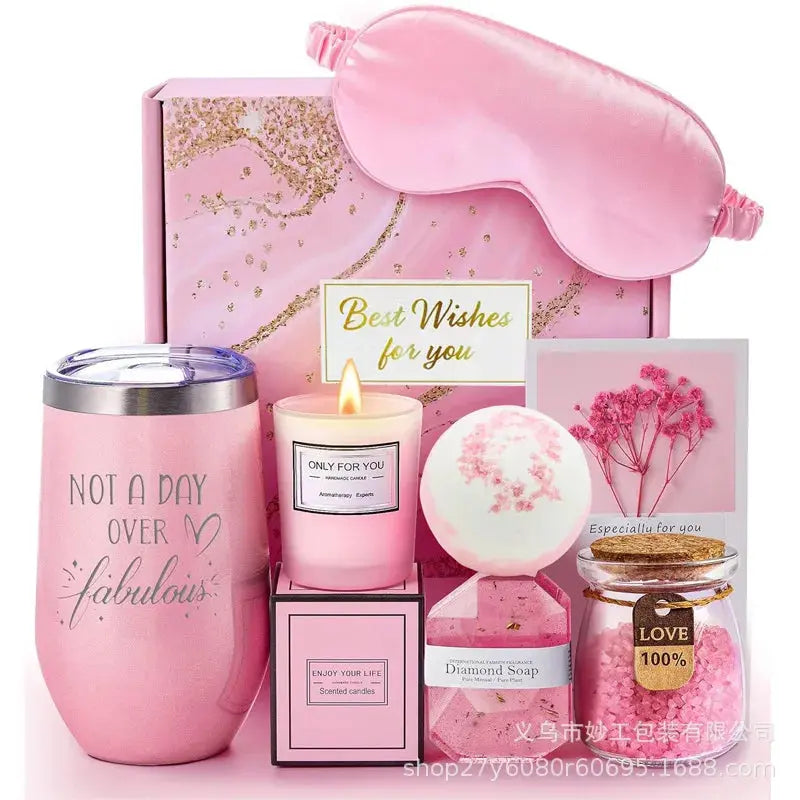 Lavender Spa Gift Basket Set - USMGD0212 AliExpress-Dropship
