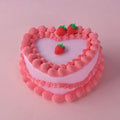 Simulation Heart Shaped Cake Jewelry Box Fake Cream Cake Model - USMGD0187 AliExpress-Dropship